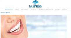 Desktop Screenshot of clinicalamarina.com